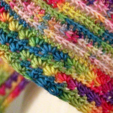 The Mythical Zebracorn Shawl