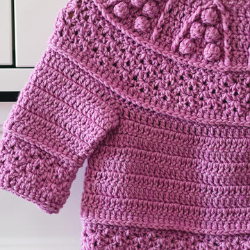 Grape Cardigan