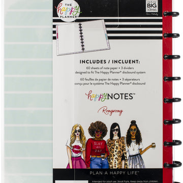 Happy Planner X Rongrong Notebooks W/60 Sheets - Life Is Beautiful