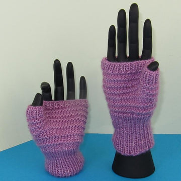 Simple Stripey Fingerless Gloves