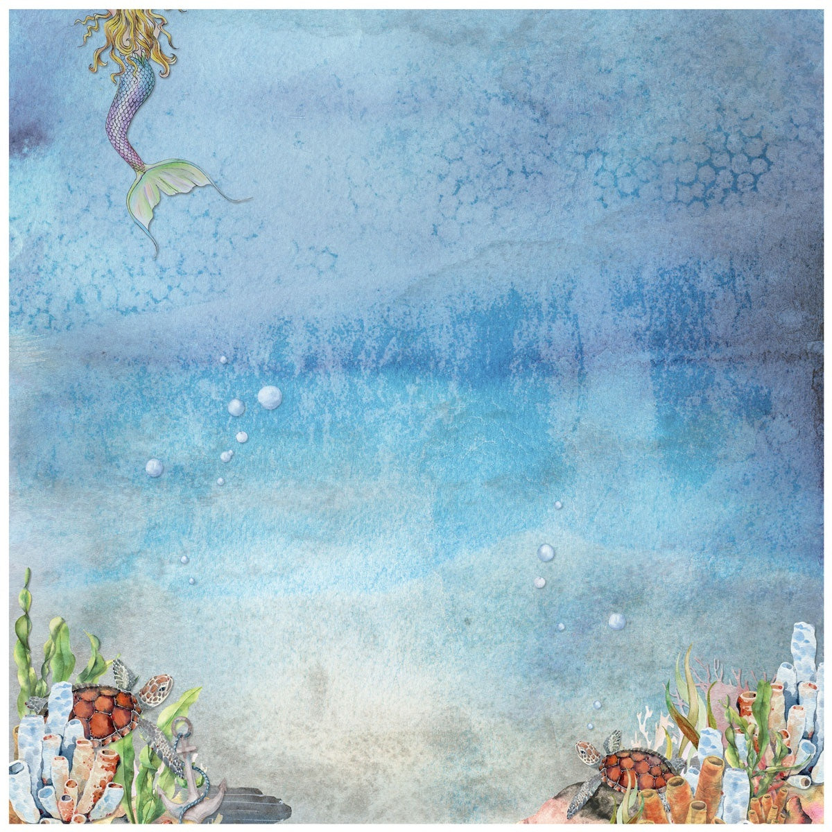 49 and Market Shipwreck Double-Sided Cardstock 12"X12" - Atlantis