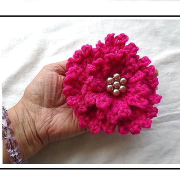 CF07 RUFFLED FLOWER AND LEAF
