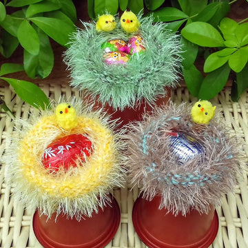 Tinsel Nests - Creme Egg Covers