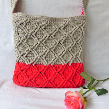 Cable diamond bag