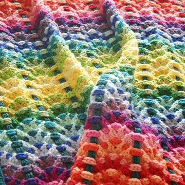 Chromatic Cobbles Blanket