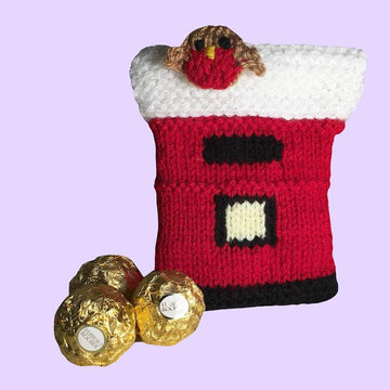 Postbox chocolate holders with Robin