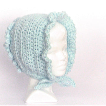Easy Ruffle Baby Bonnet