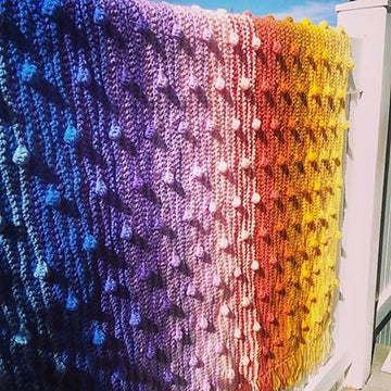 Puffy Sunset Afghan