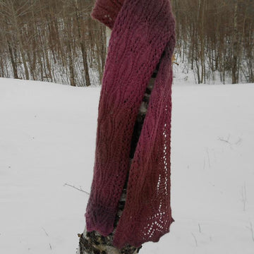 Grape Ivy Lace Scarf