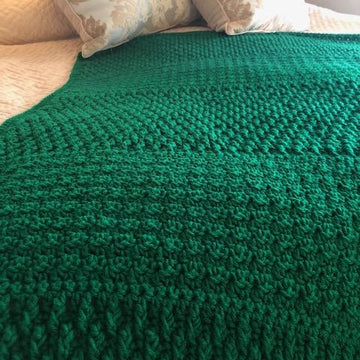 Mountain Cabin Throw Crochet Pattern
