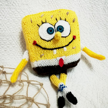 Knitted SpongeBob