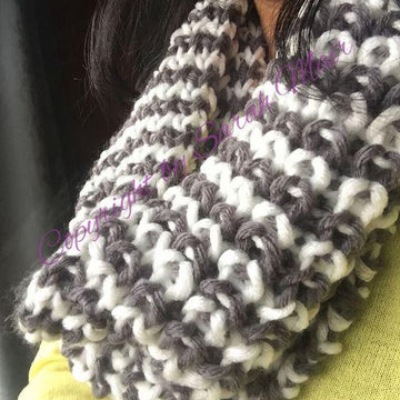 Chunky Winter Knitted Scarf