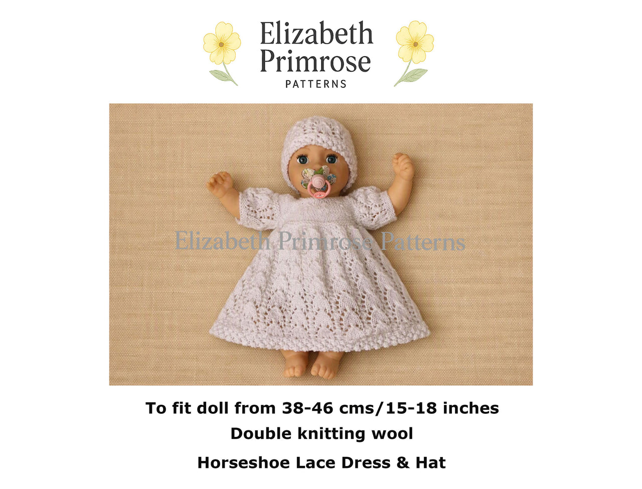 Horseshoe Lace Dress & Hat P54