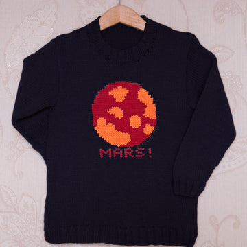 Intarsia - Mars Chart - Childrens Sweater