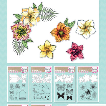 Studio Light Basic Stamp & Die Set - Flowers