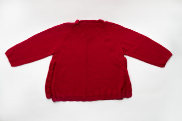 Snuggly V-Neck Sweater - Free Knitting Pattern For Women in Paintbox Yarns Baby DK