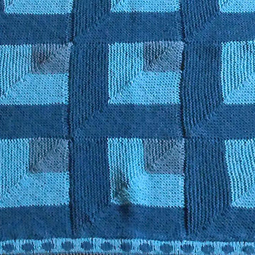 Blue Pram Blanket