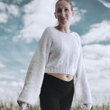 Oversized Cropped Sweater