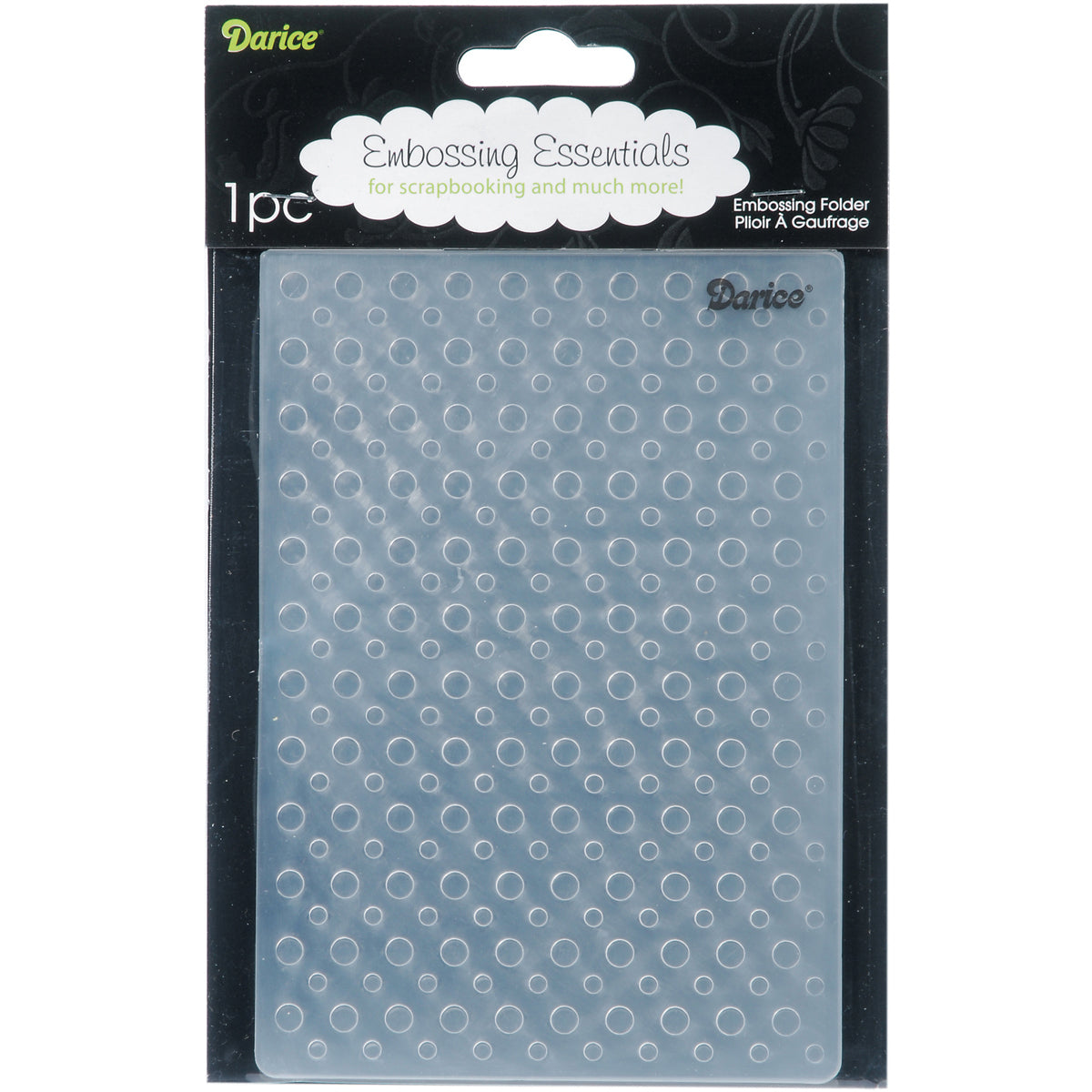 Darice Embossing Folder 4.25"X5.75" - Polka Dot Background