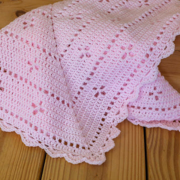 Midwife in a Square Crochet Baby Blanket