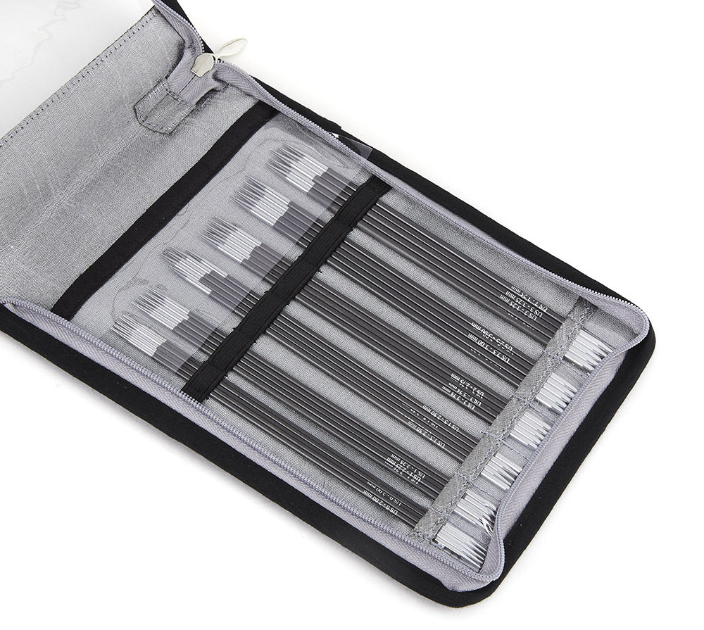 Knitter's Pride Karbonz Double Pointed Sock Needle Set (Set of 6)