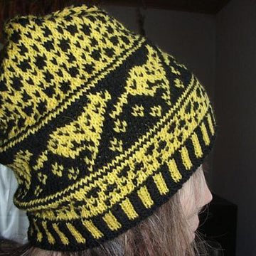 Cheetah beanie