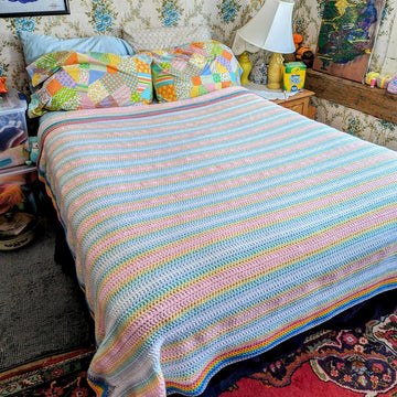 Rainbow Reflection Blanket