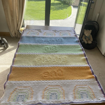 Rainbow dreams, rainbows blanket