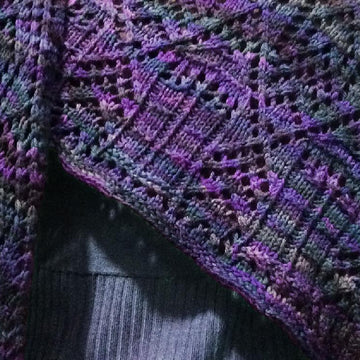 Trillixagon Shawl: Tardis Variation