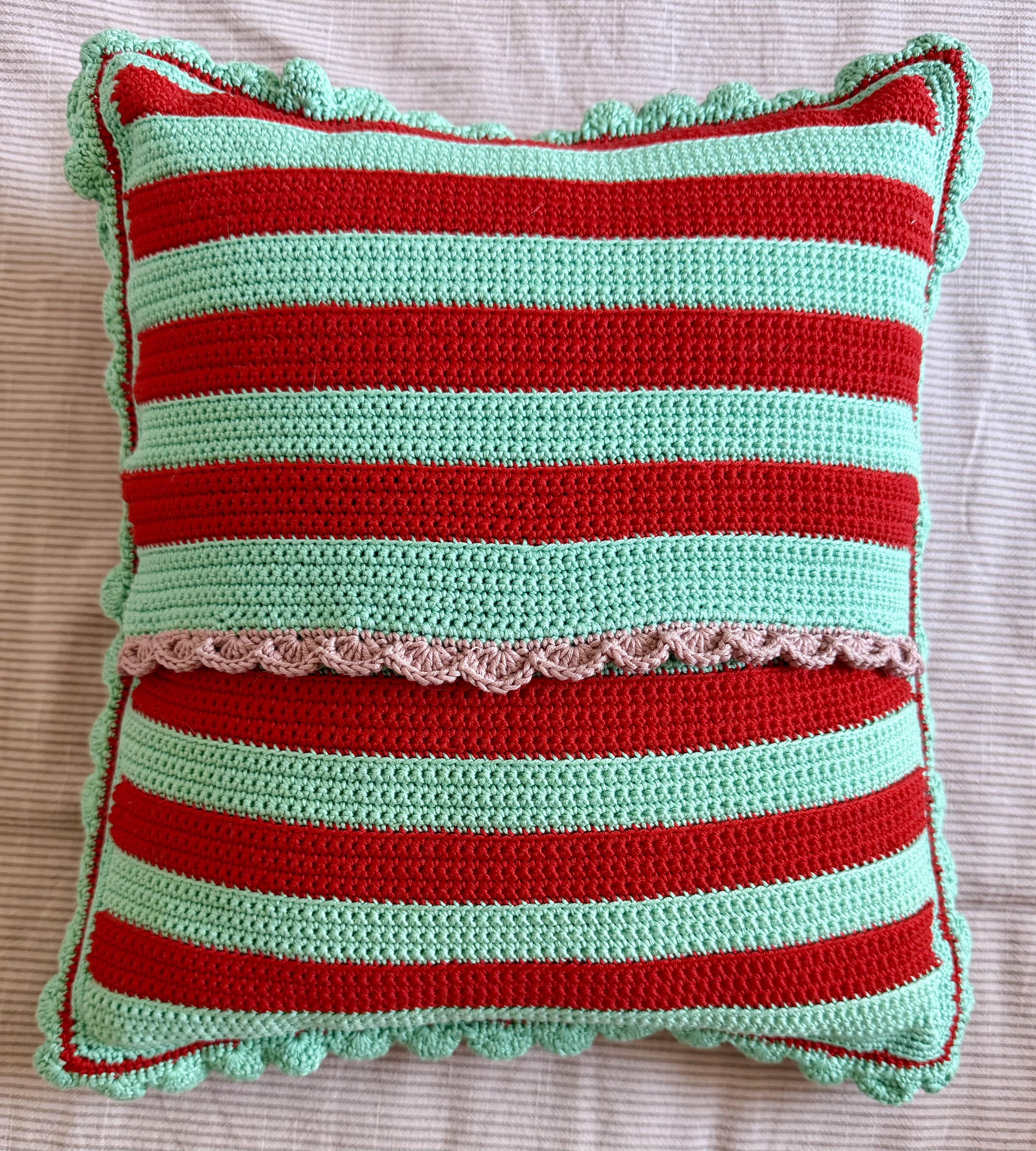'More is More' Crochet cushions