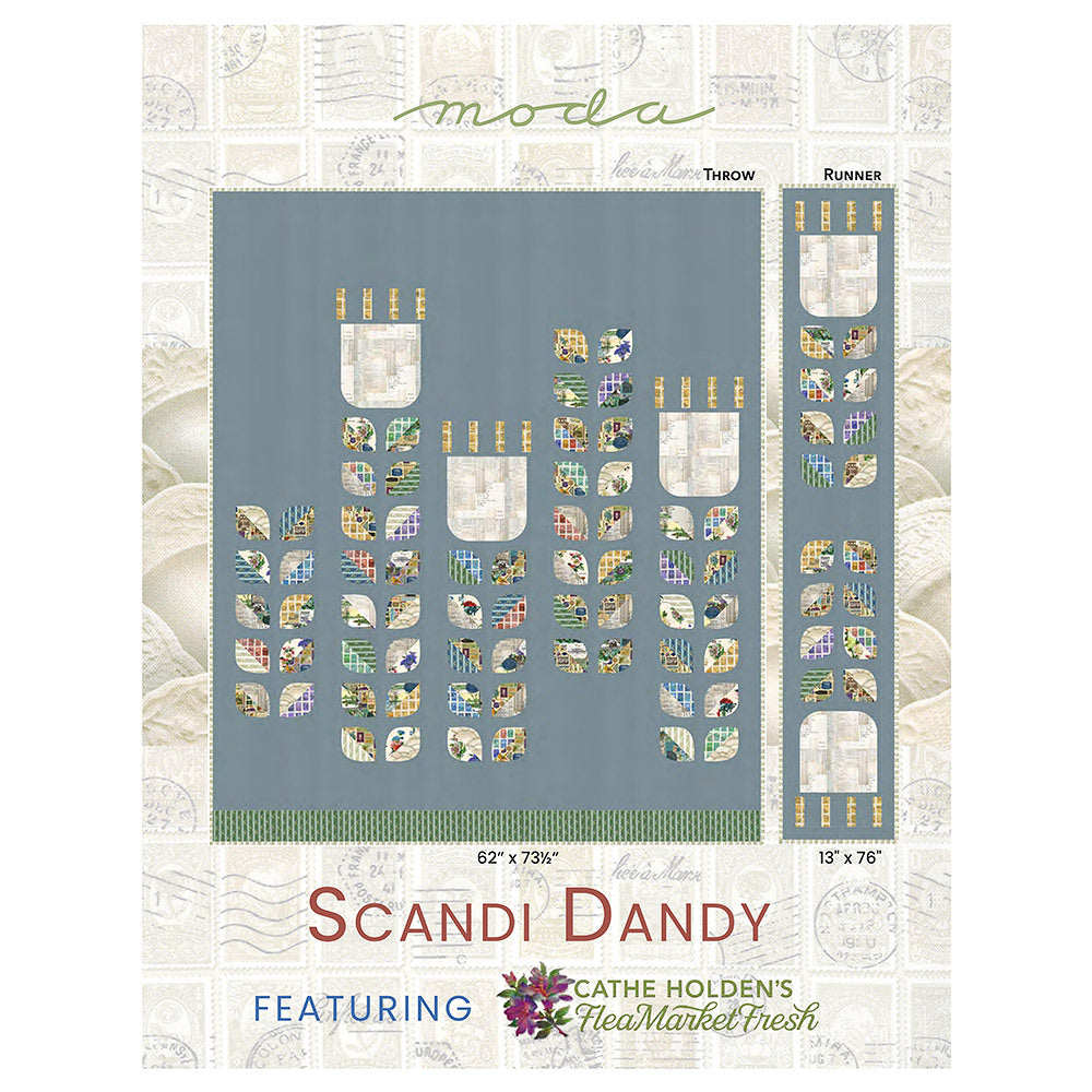 Moda Fabrics Scandi Dandy Quilt - Downloadable PDF