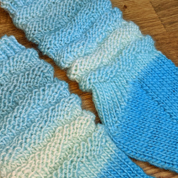 Totally Tubular - scrunchie toe-up socks