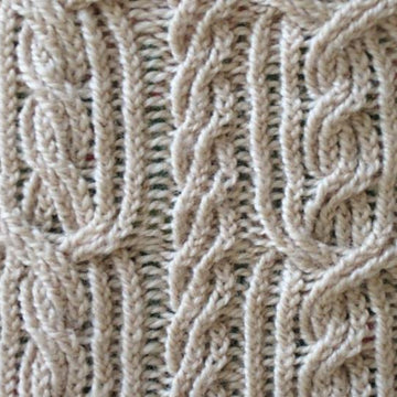 Ribbed Rope Socks