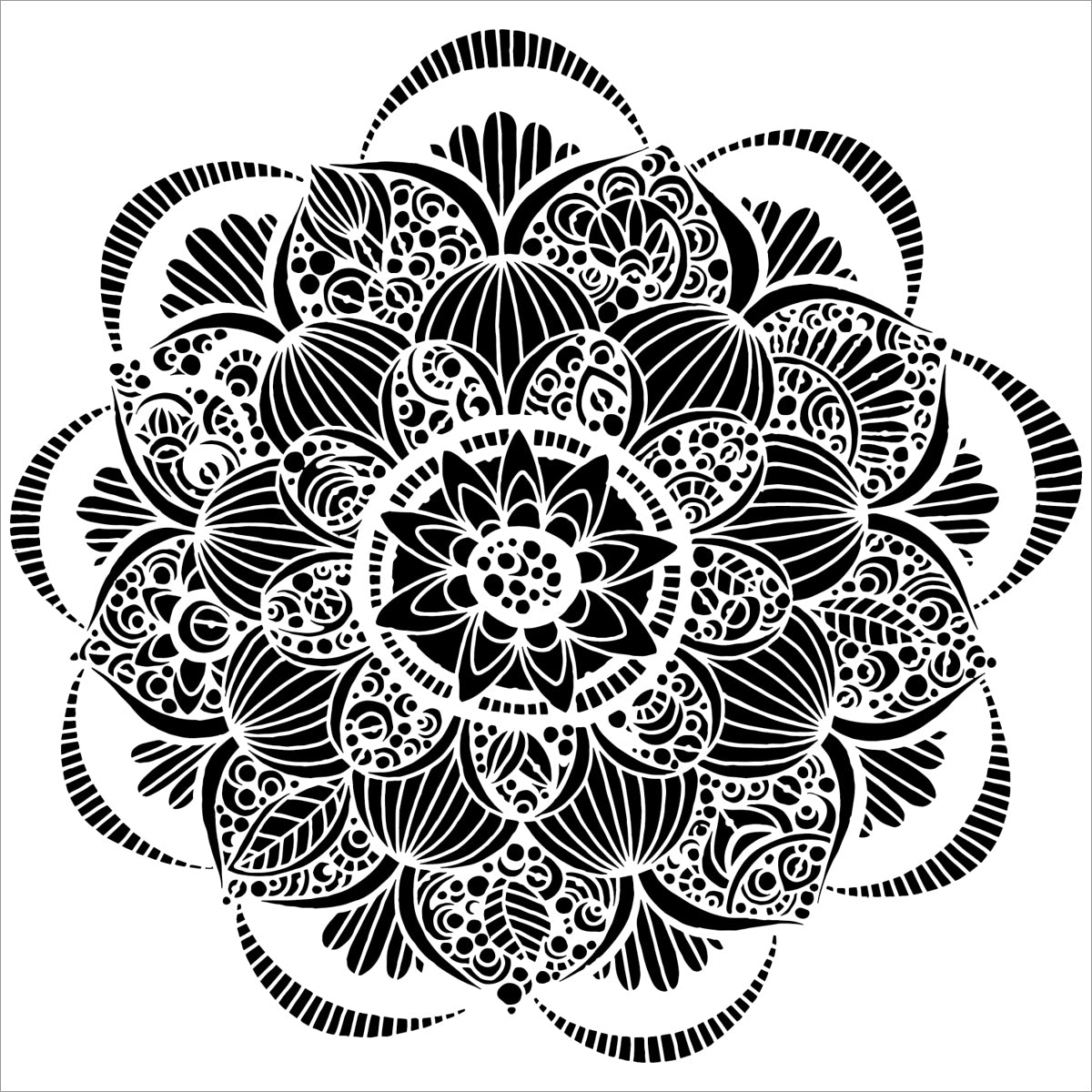 The Crafter's Workshop Crafter's Workshop Template 12"X12" - Gin Blossom