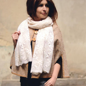 Leticia crochet bridal wrap
