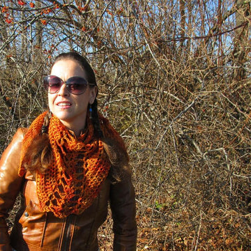 Julia Heliconian Shawl