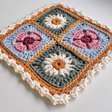 Spring Vibes Scrappy Coaster