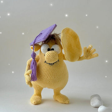 The alien Big Ear (only crochet, PDF)