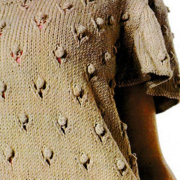 Lace and Bobble Top