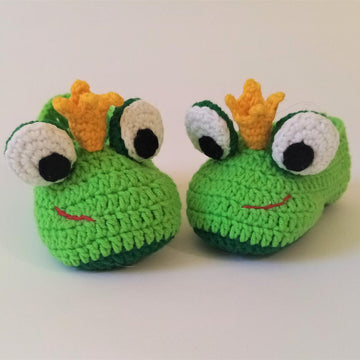 Newborn shoes Frog