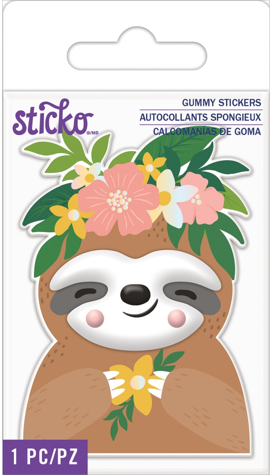 Sticko Gummy Stickers - Floral Animal