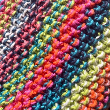 The 'Kaleidoscope' Hand Knit Baby Blanket