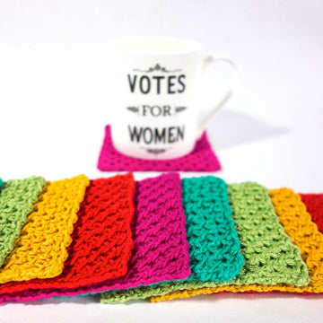 Rainbow coasters