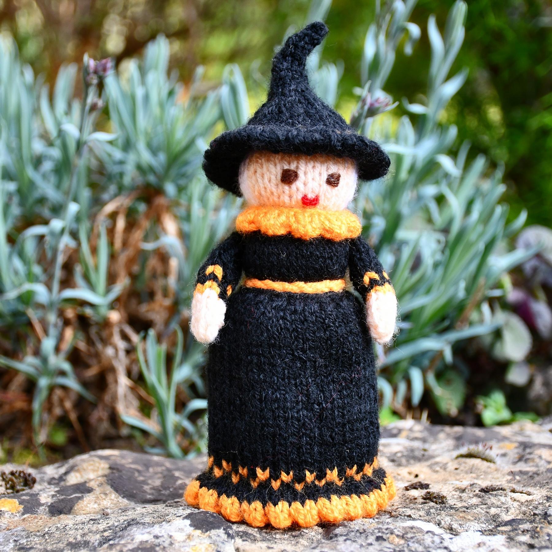 Jehane the Witch Doll Knitting Pattern - Toy Knitting Pattern