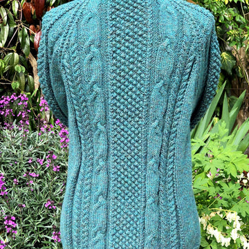 Cabled Raglan Sweater