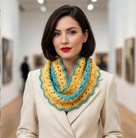 Blooming Hearts Cowl Crochet Pattern