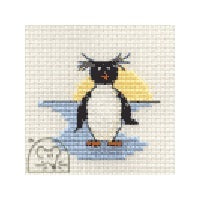Mouseloft Stitchlets - Rockhopper Penguin Cross Stitch Kit - 64mm