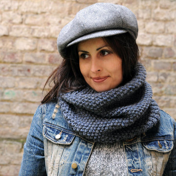 Cirrocumulus knit tube scarf