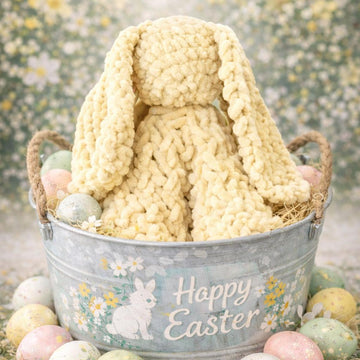 Bunny Comforter - Knit and Crochet