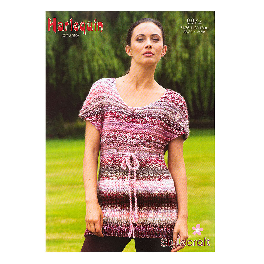 Audrina Tunic in Stylecraft Harlequin Chunky - 8872 - Leaflet